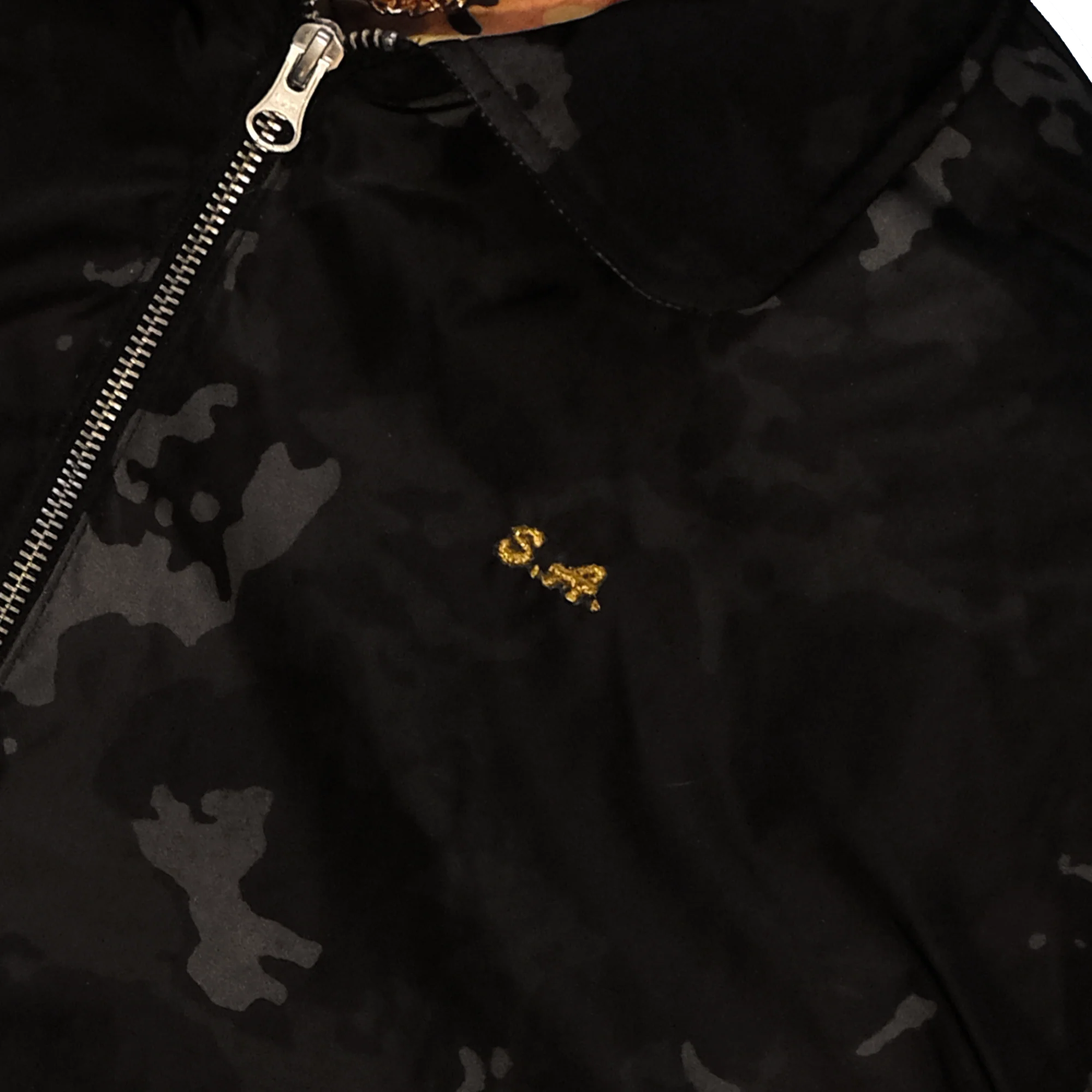 Camo Nylon Bomber Jacket - Image 4