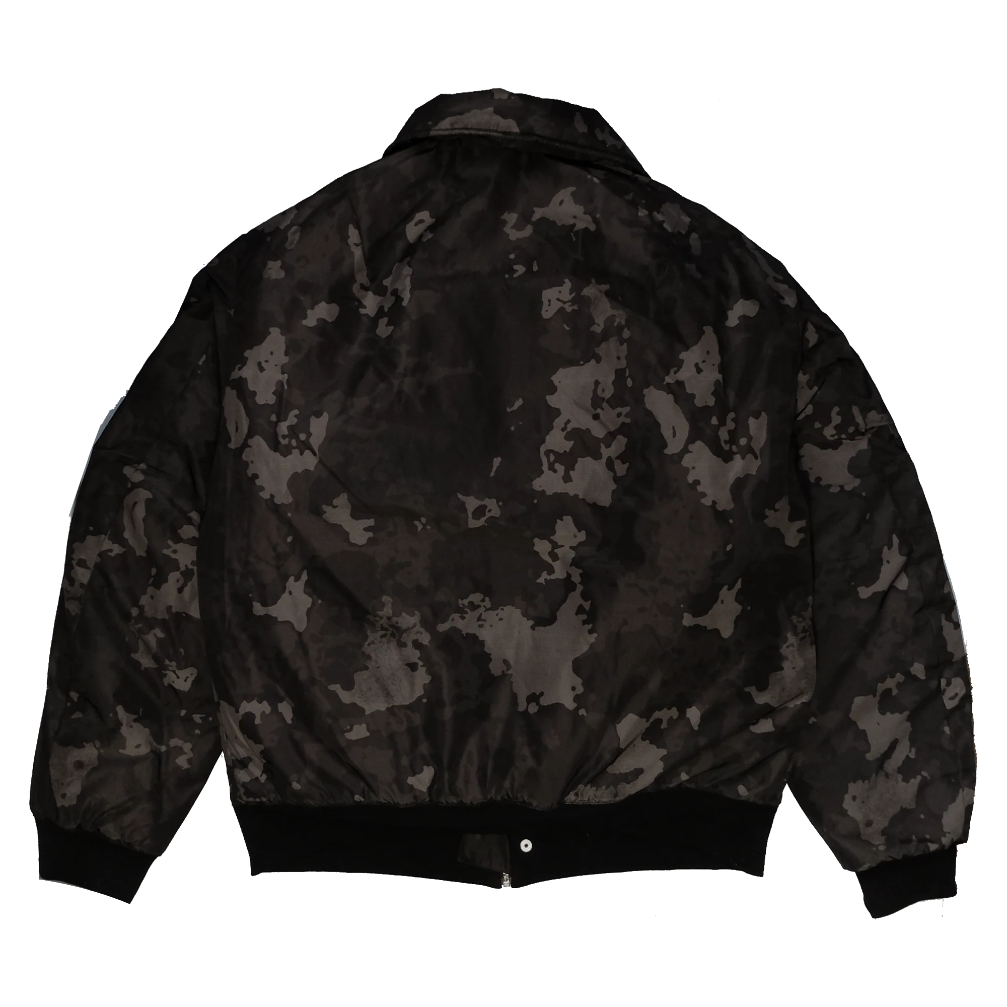Camo Nylon Bomber Jacket - Image 5