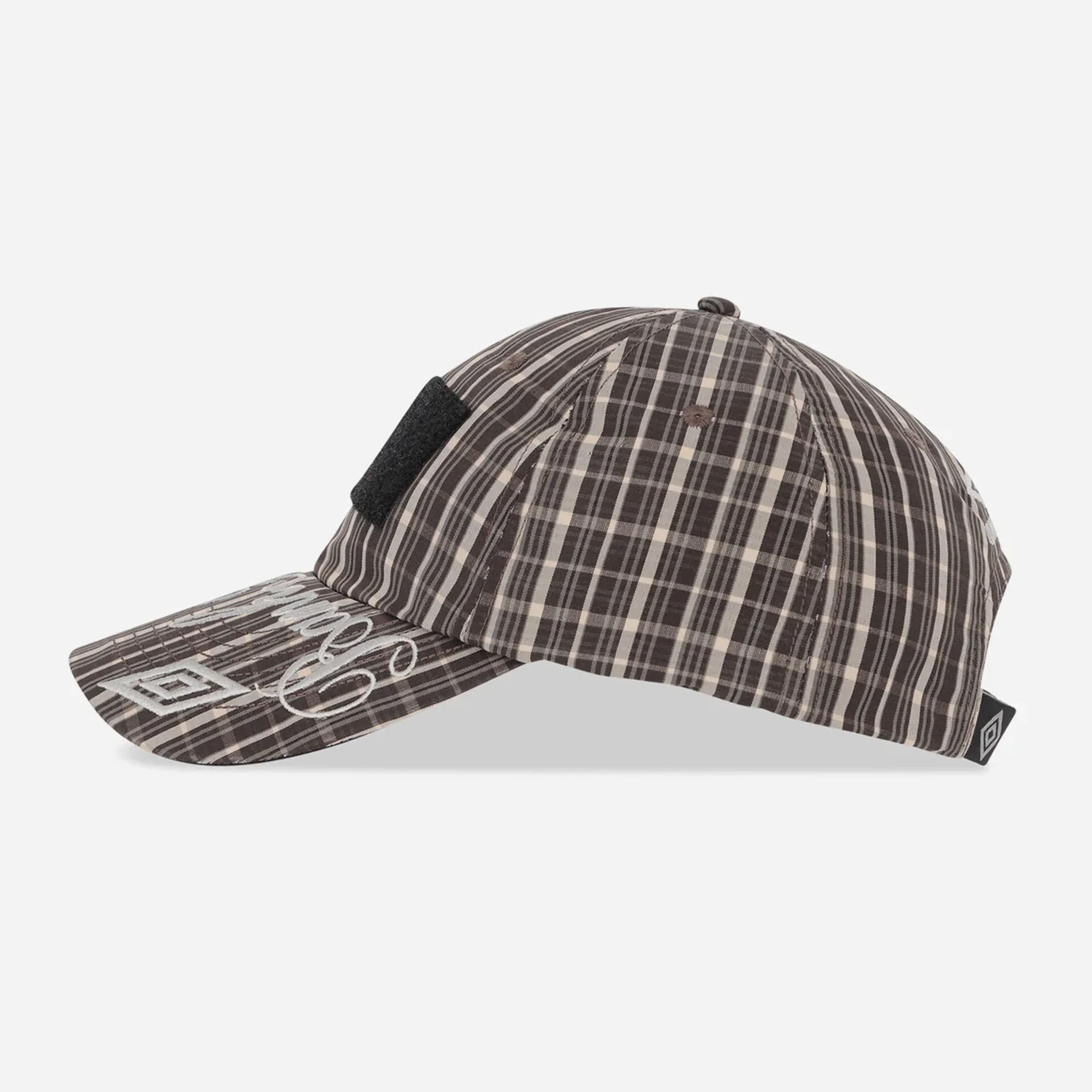 Check Hazard Cap Beige Dark Brown - Image 2