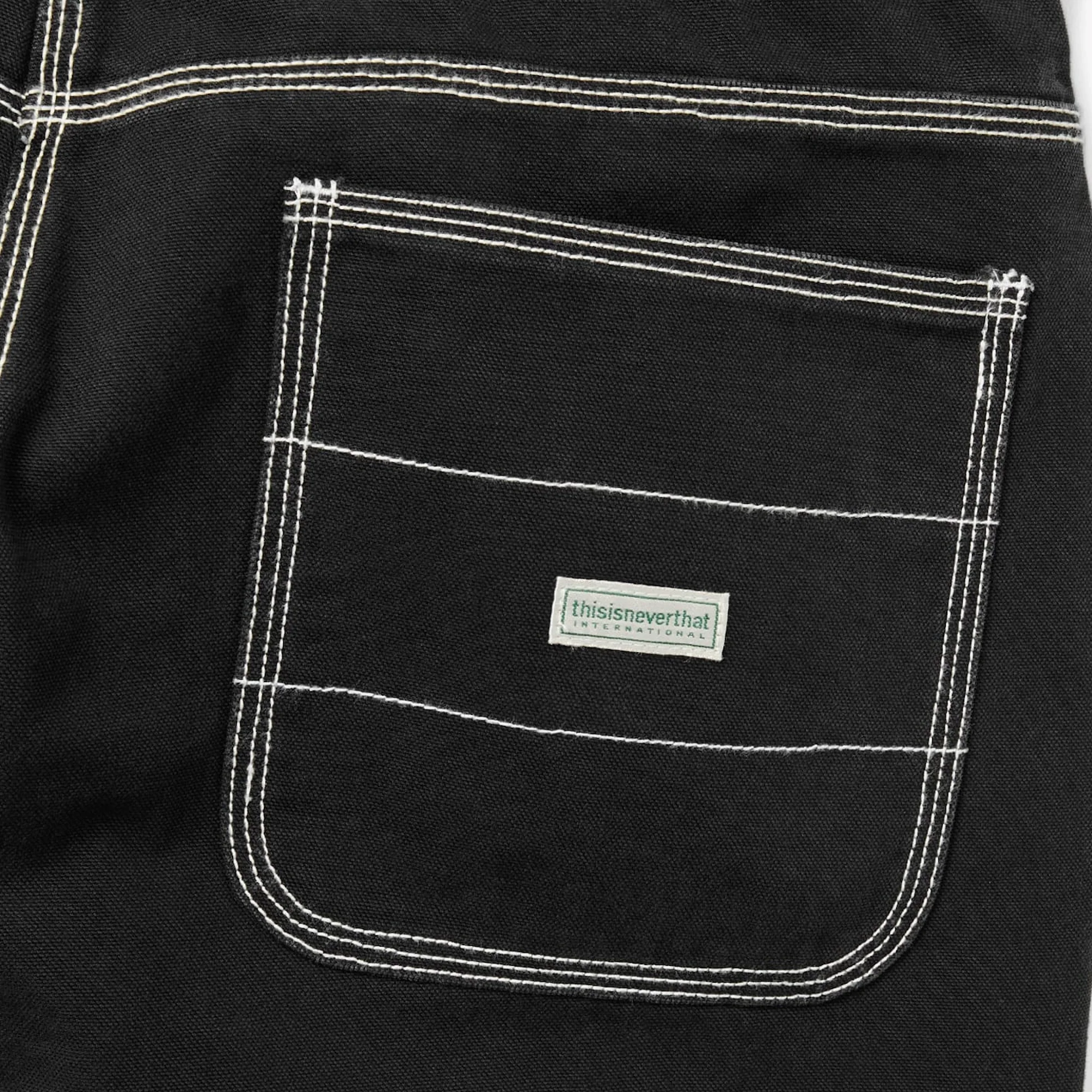 Contrast Stitch Short Black - Image 3