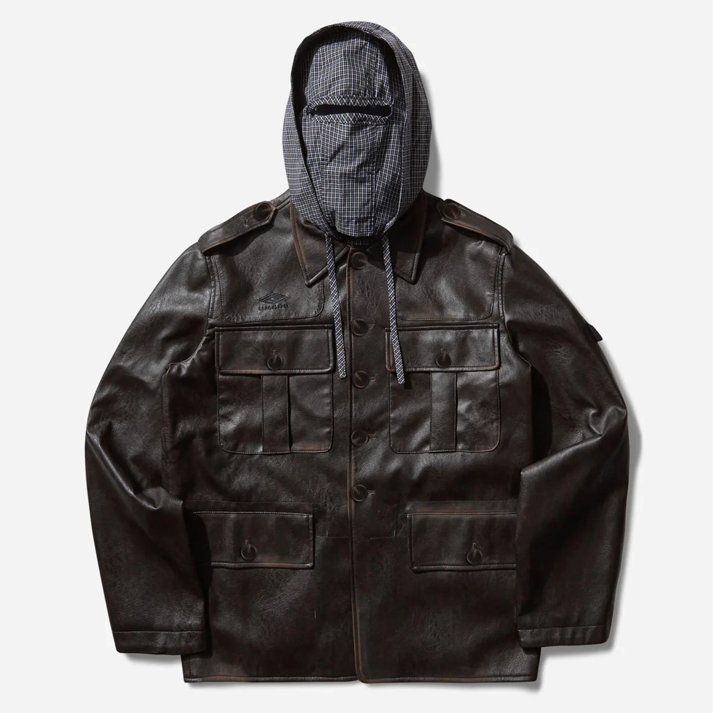 Eco Leather Jacket Brown