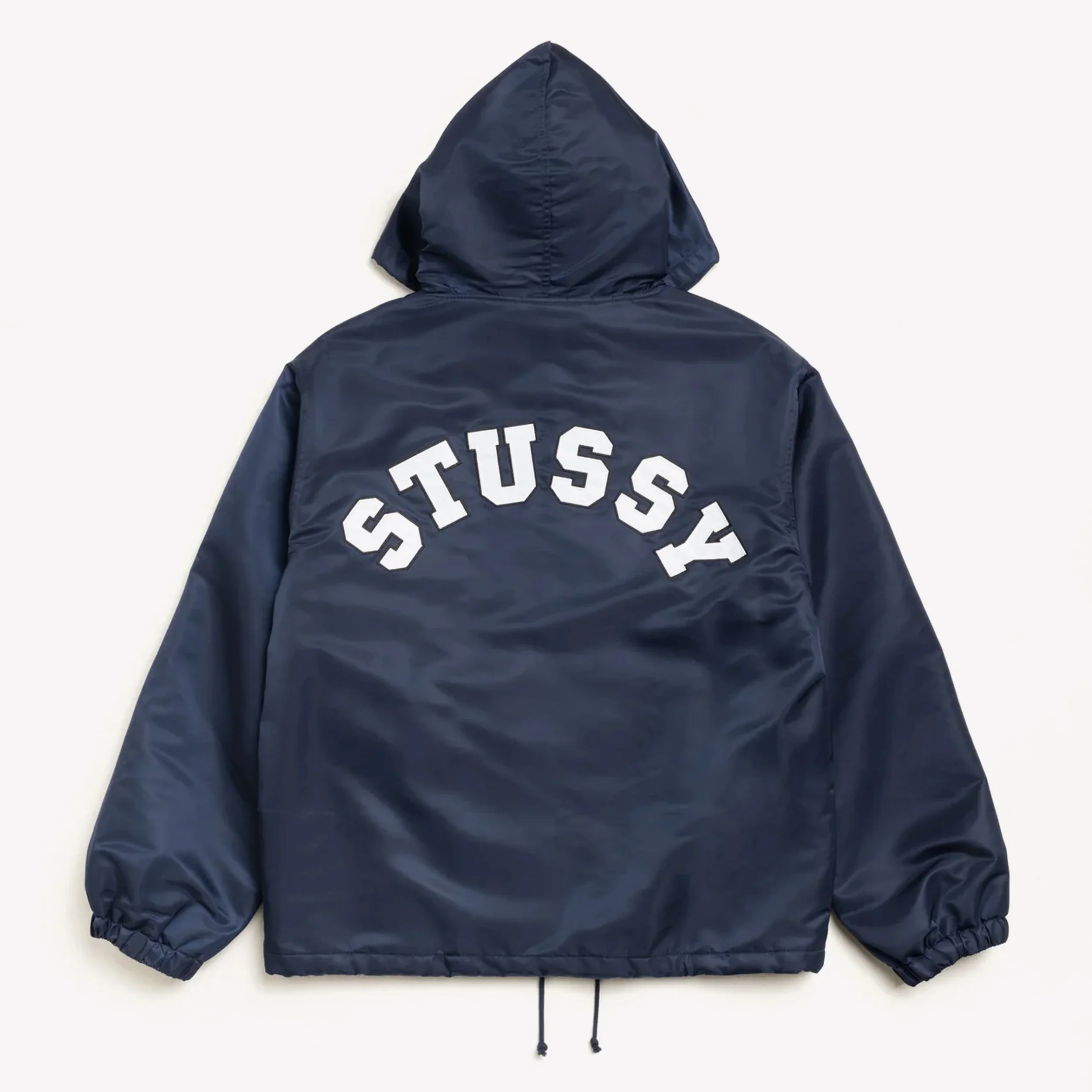 Hooded Coaches Jacket Navy - Image 2