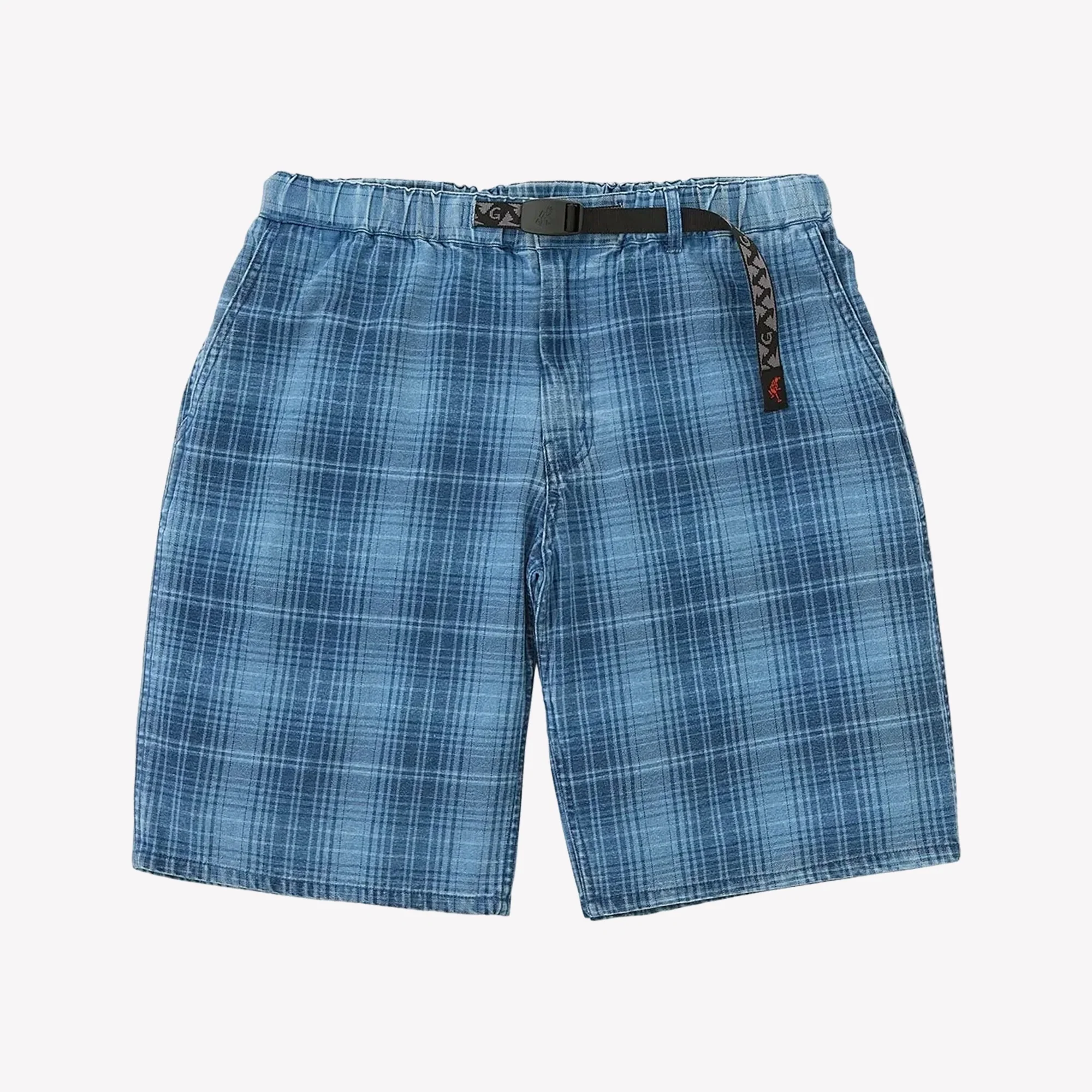 Lagoon Short Denim Plaid