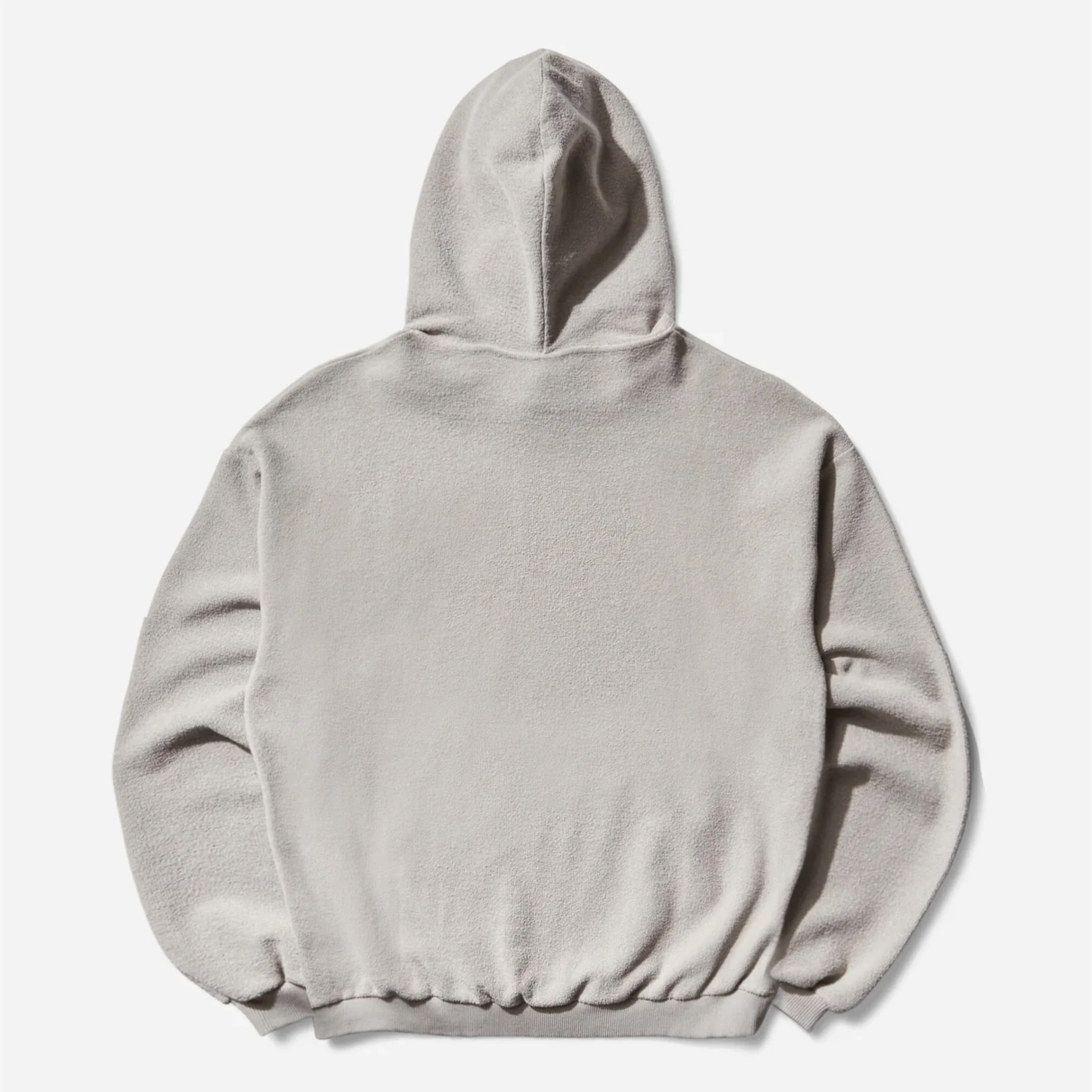 Lasered Masked Hoodie Light Grey - Image 2