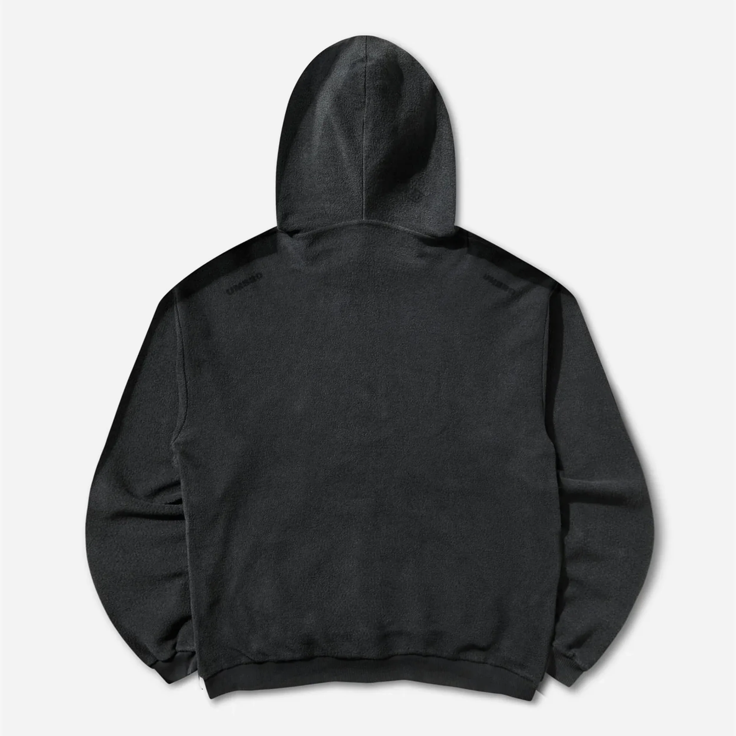 Lasered Masked Hoodie Washed Black - Image 2