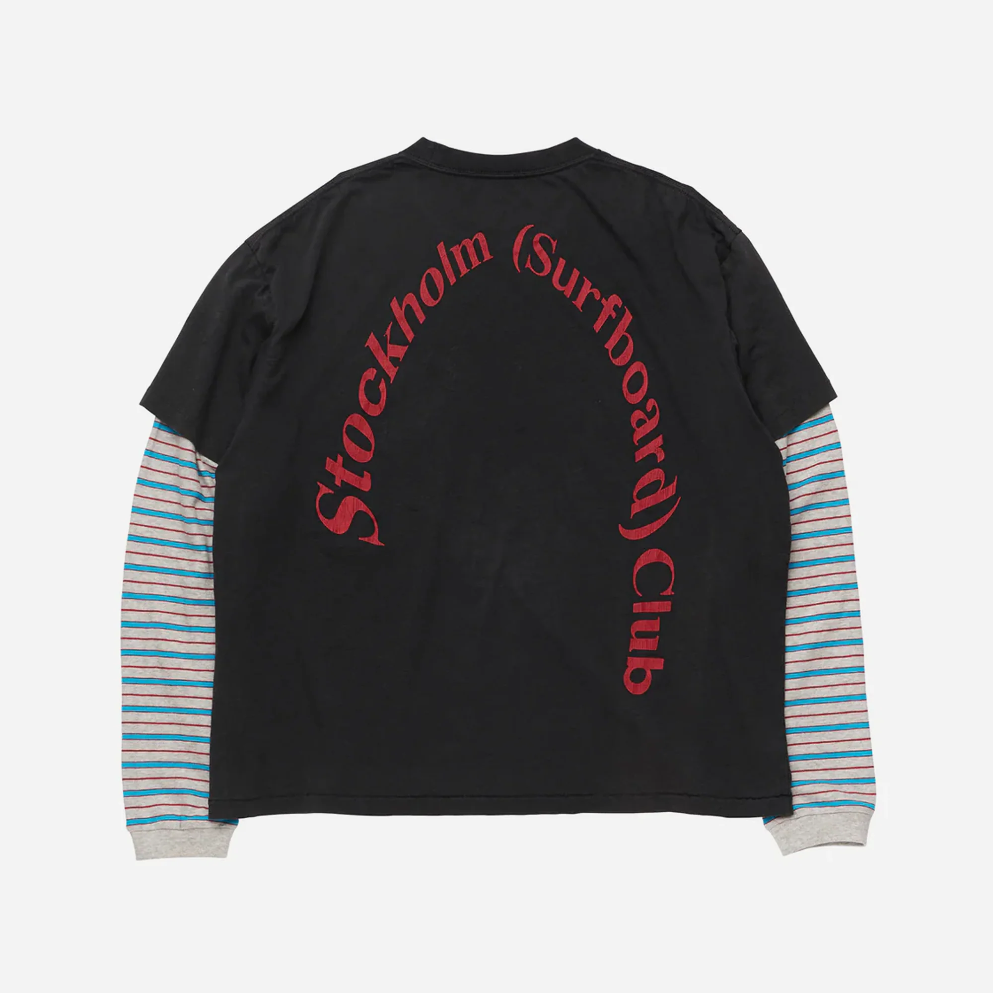 Layer Box Tee Black/Stripe - Image 2