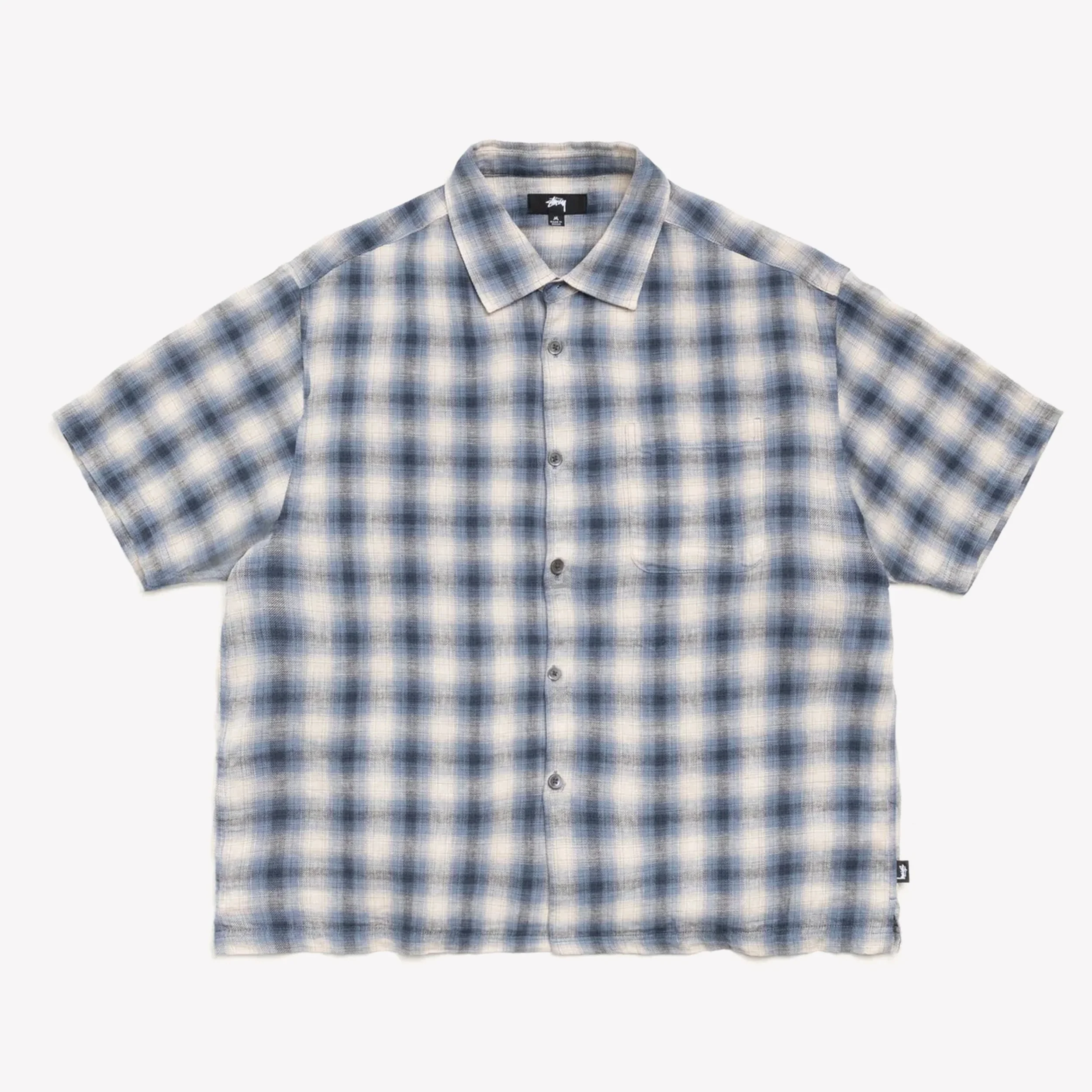 Liam SS Plaid Shirt Blue