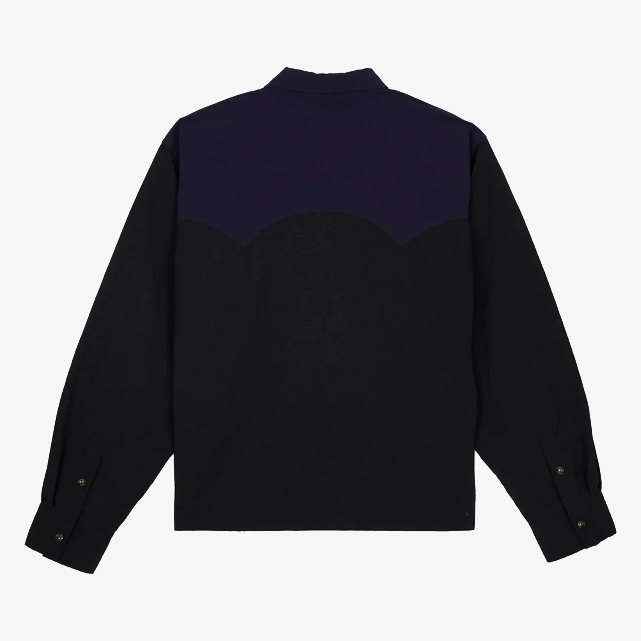Nylon Western Shirt Black - Image 2