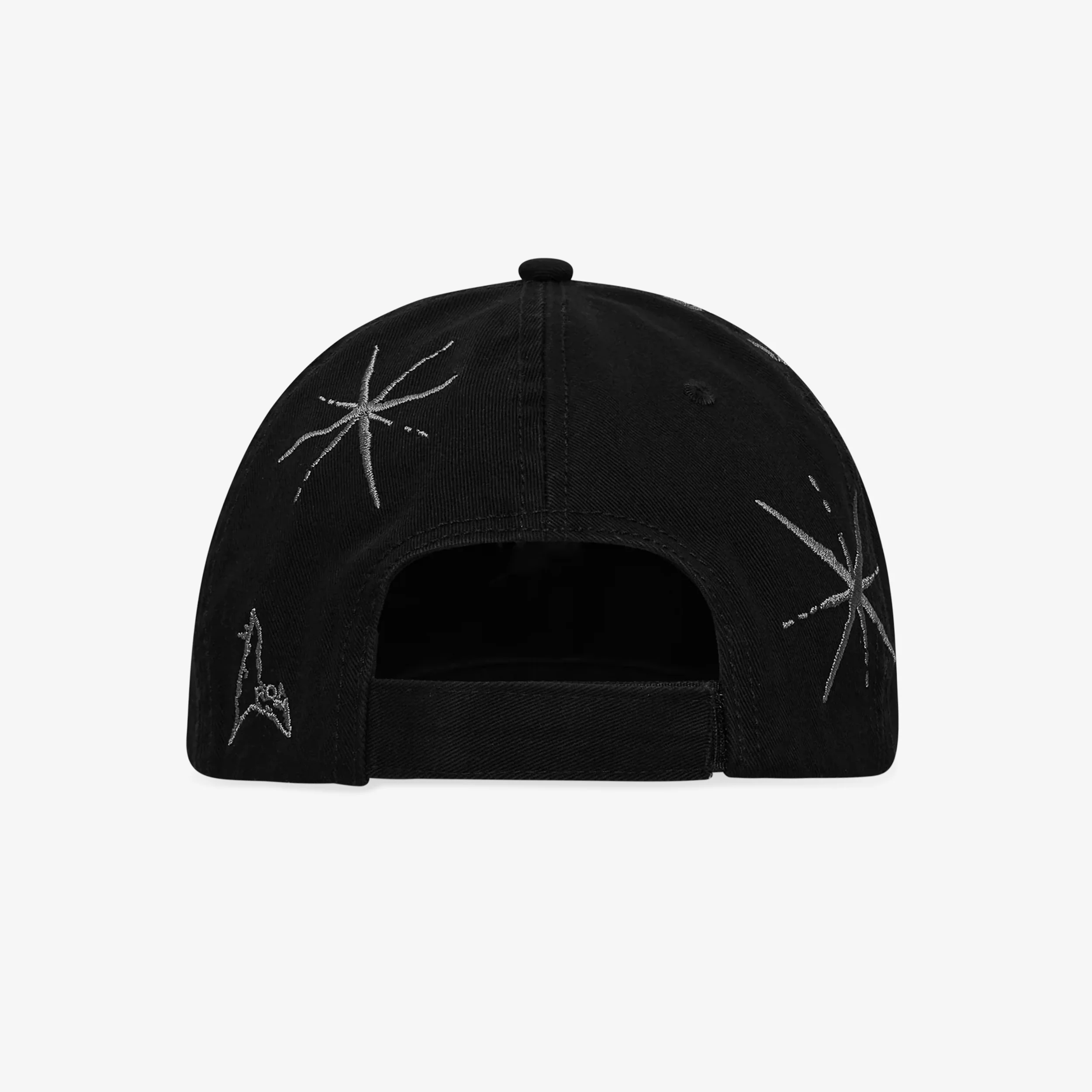 Ryli Embroidered 6 Panel Cap Black - Image 3