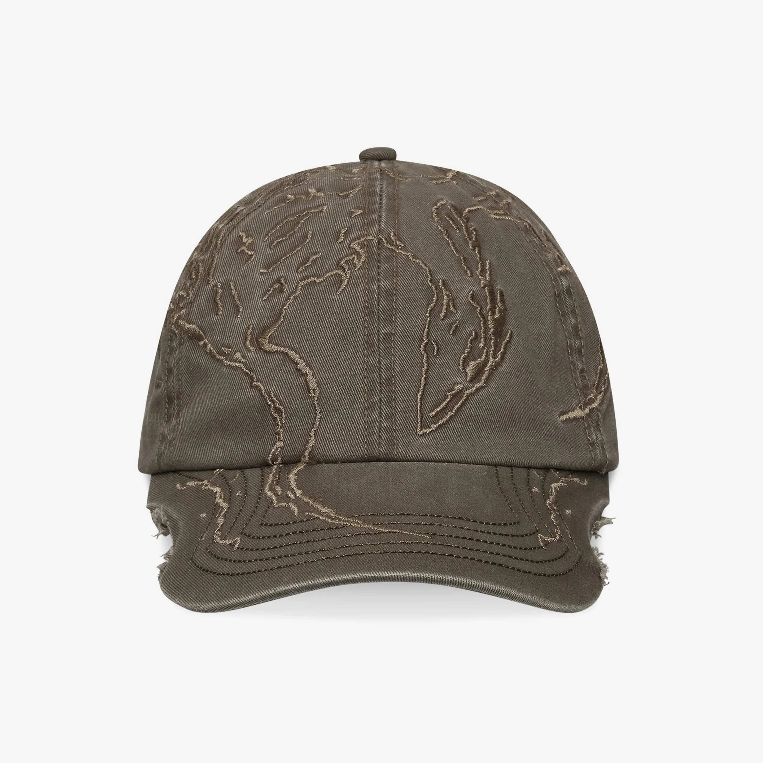 Ryli Embroidered 6 Panel Cap Sage Green