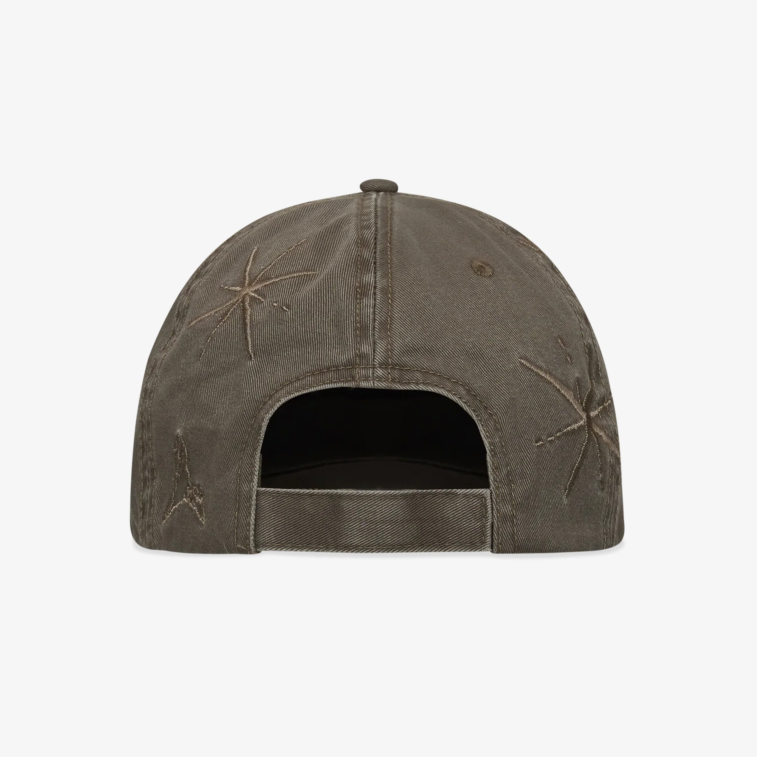Ryli Embroidered 6 Panel Cap Sage Green - Image 3