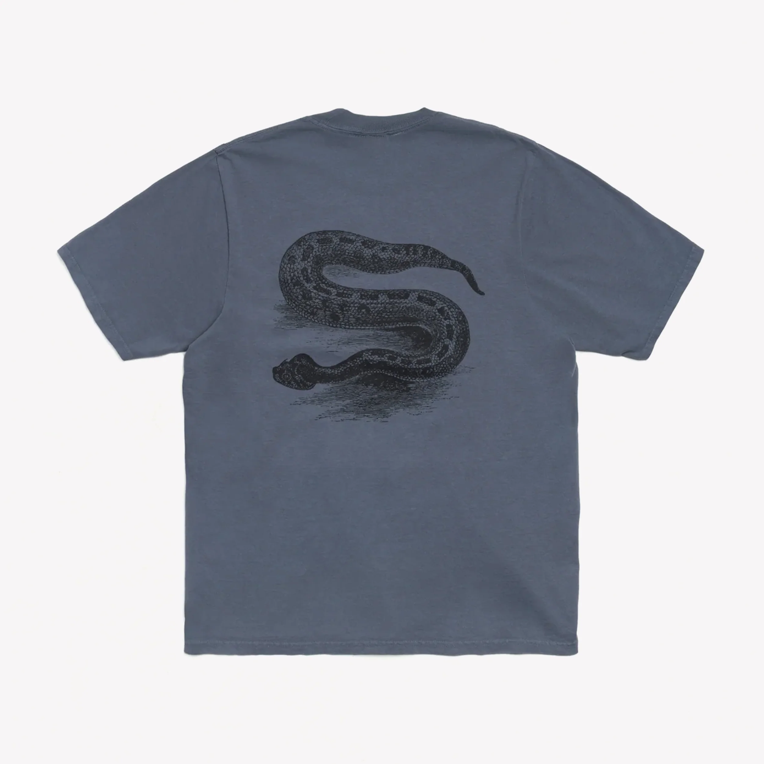 Serpent Pig. Dyed Tee Navy - Image 2