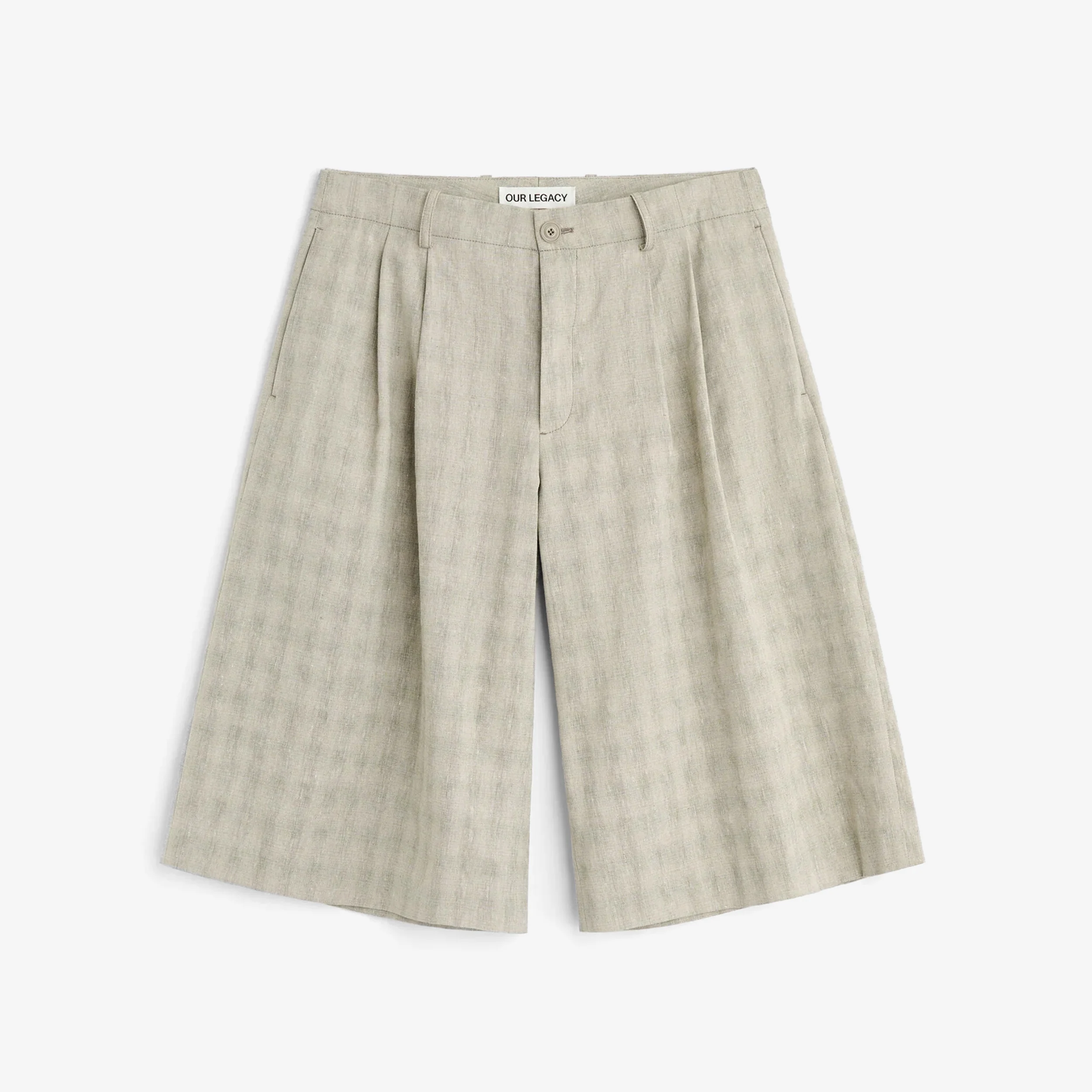 Split Shorts Sage Trail Check