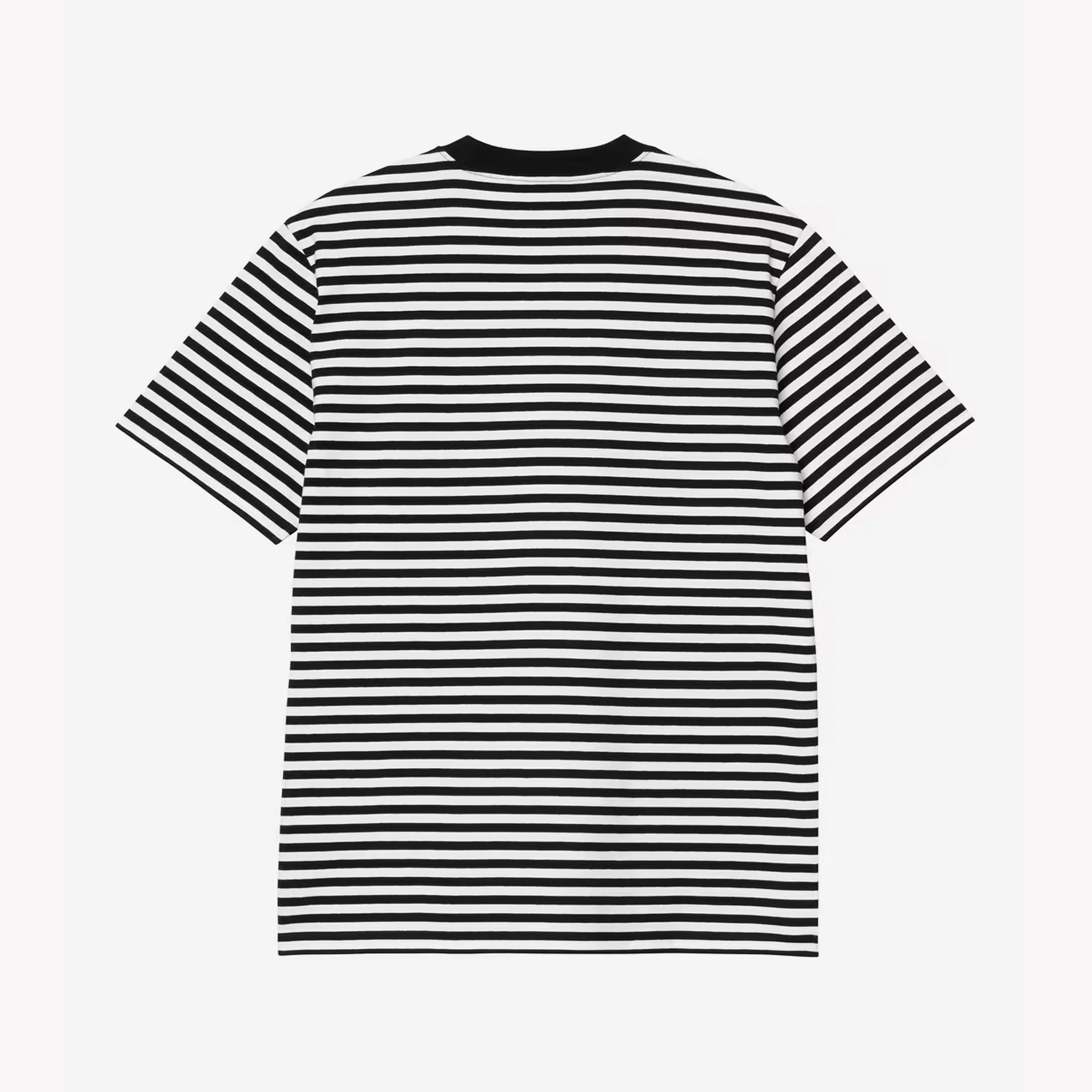 S/S Ezra Pocket T-Shirt Stripe Black - Image 2