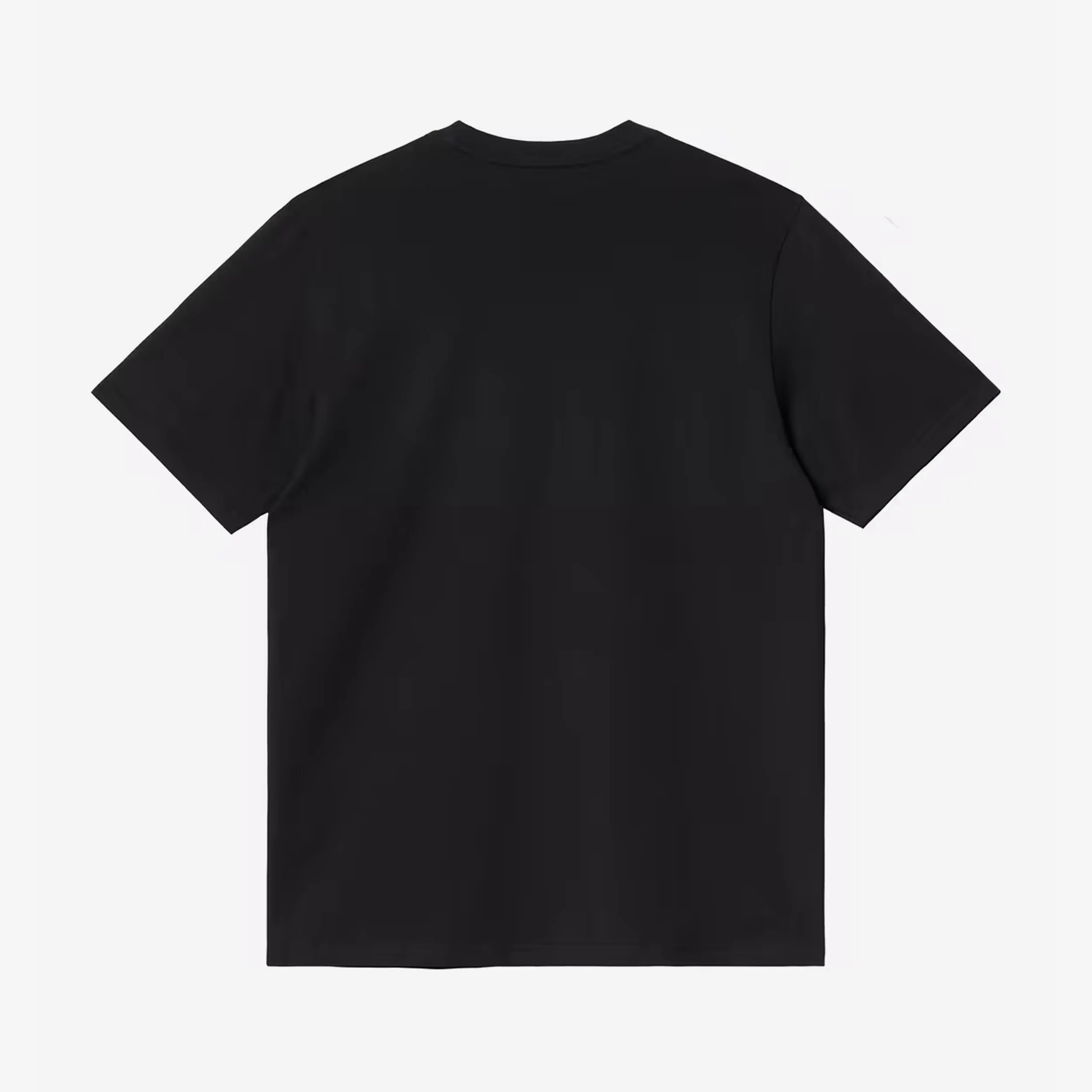 SS Pocket Heart Tee Black - Image 2