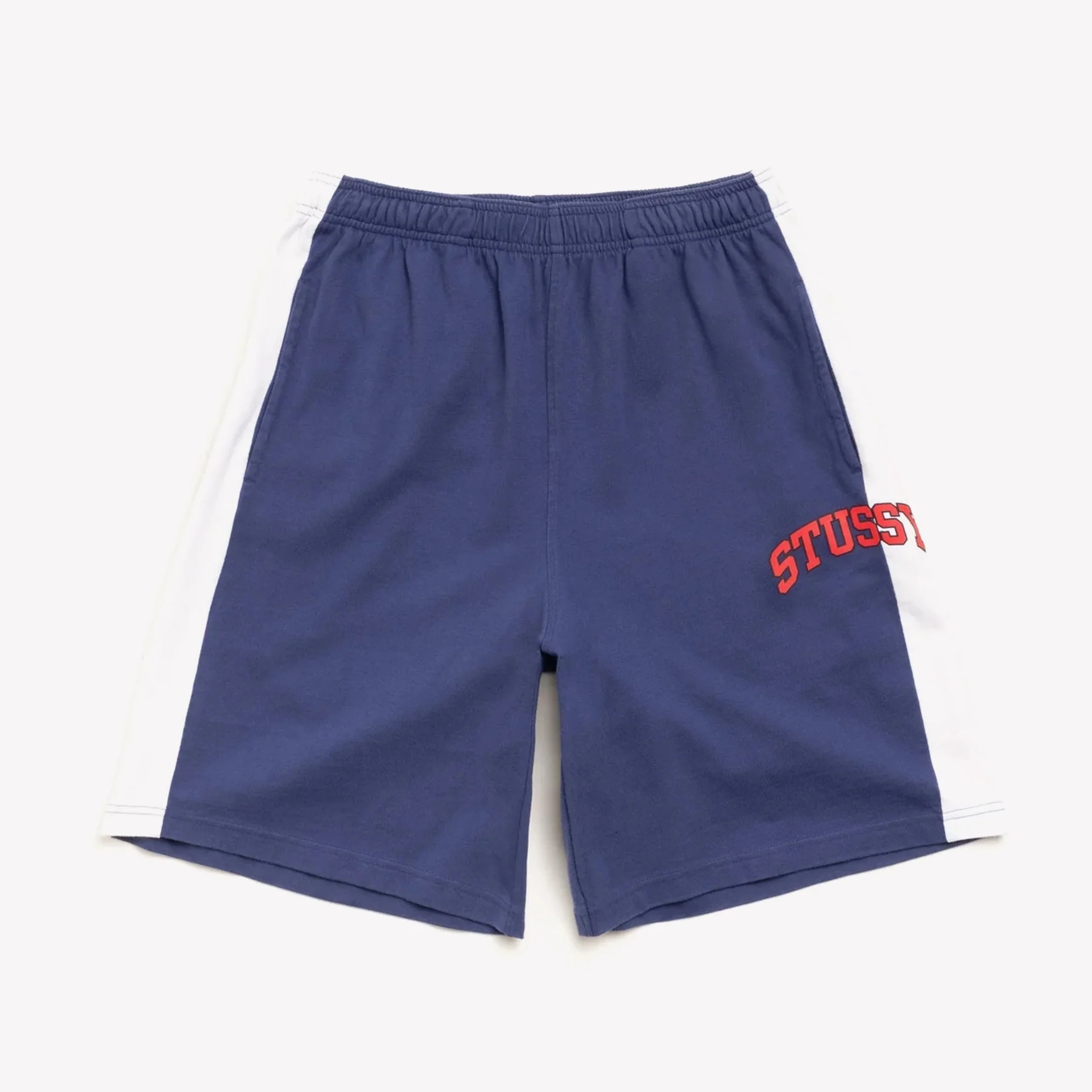 Stripe Jersey Short Blue