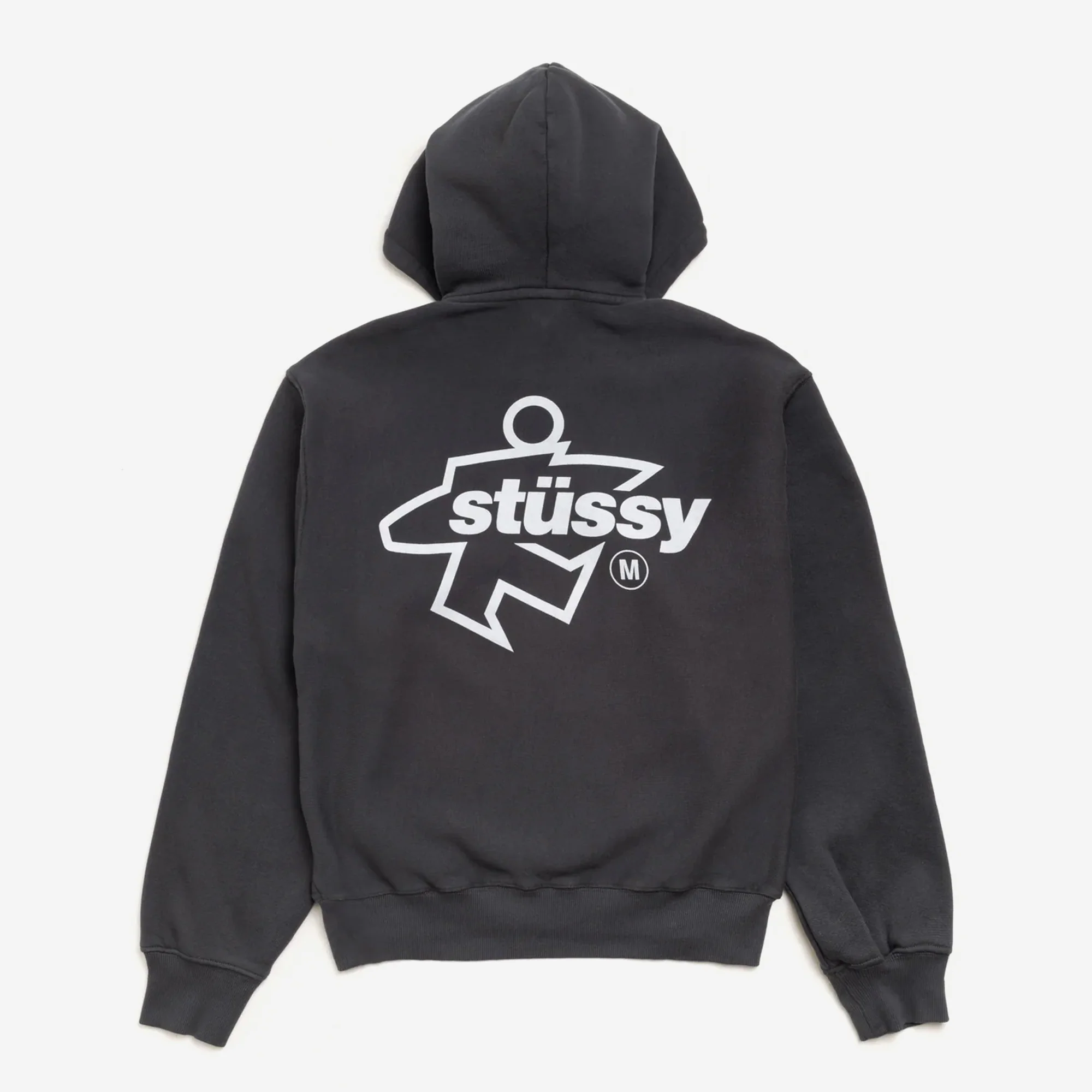 Surf Size Gar. Dyed Zip Hood Faded Black - Image 2