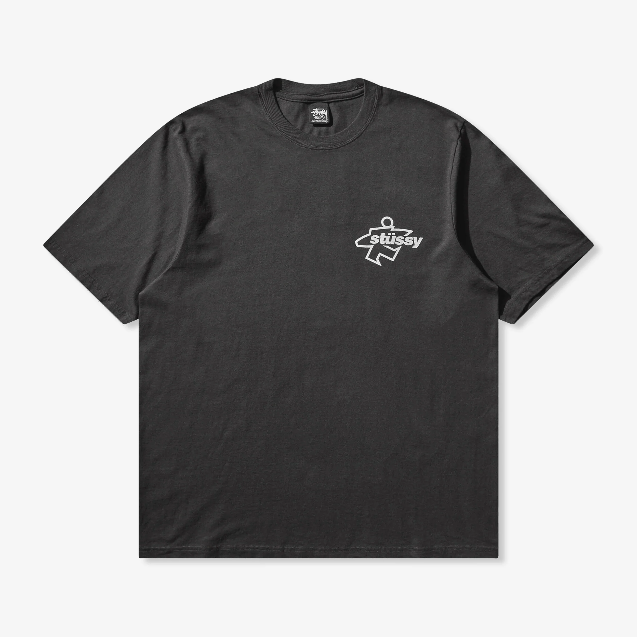 Surf Size Pigment Dyed Tee Faded Black