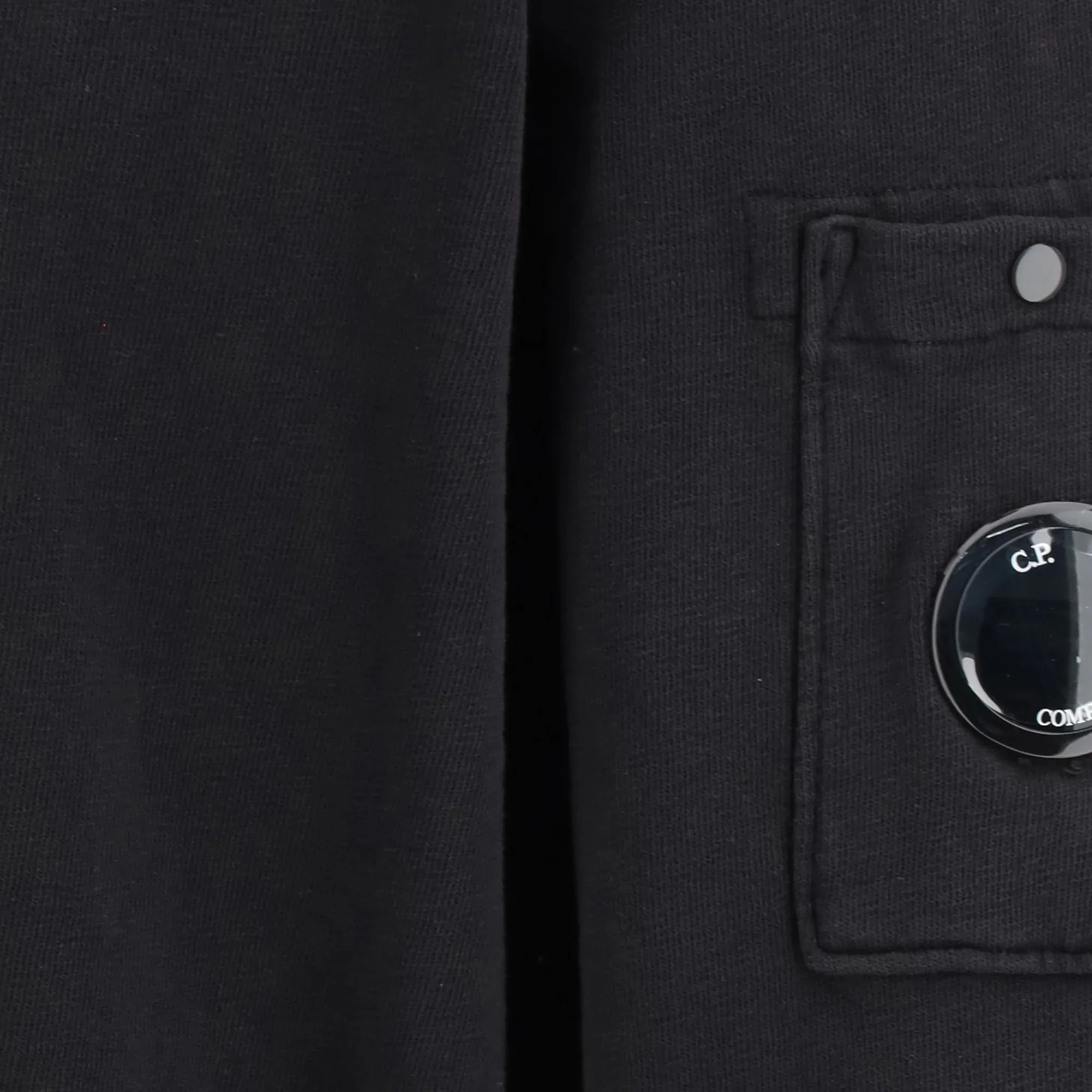 Sweatshirt Crewneck in Malfile Fleece Black - Image 3