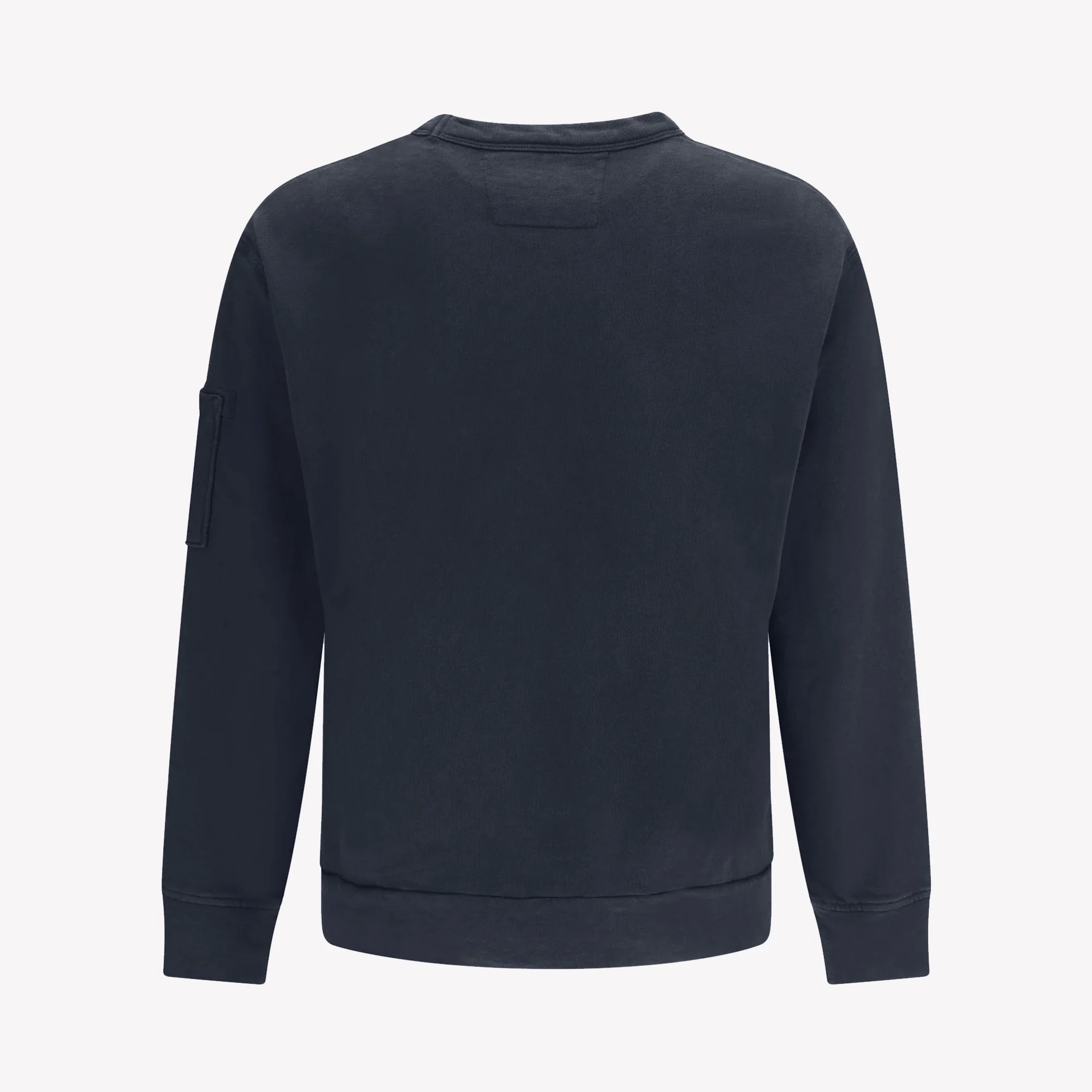 Sweatshirt Crewneck in Malfile Fleece Navy - Image 2