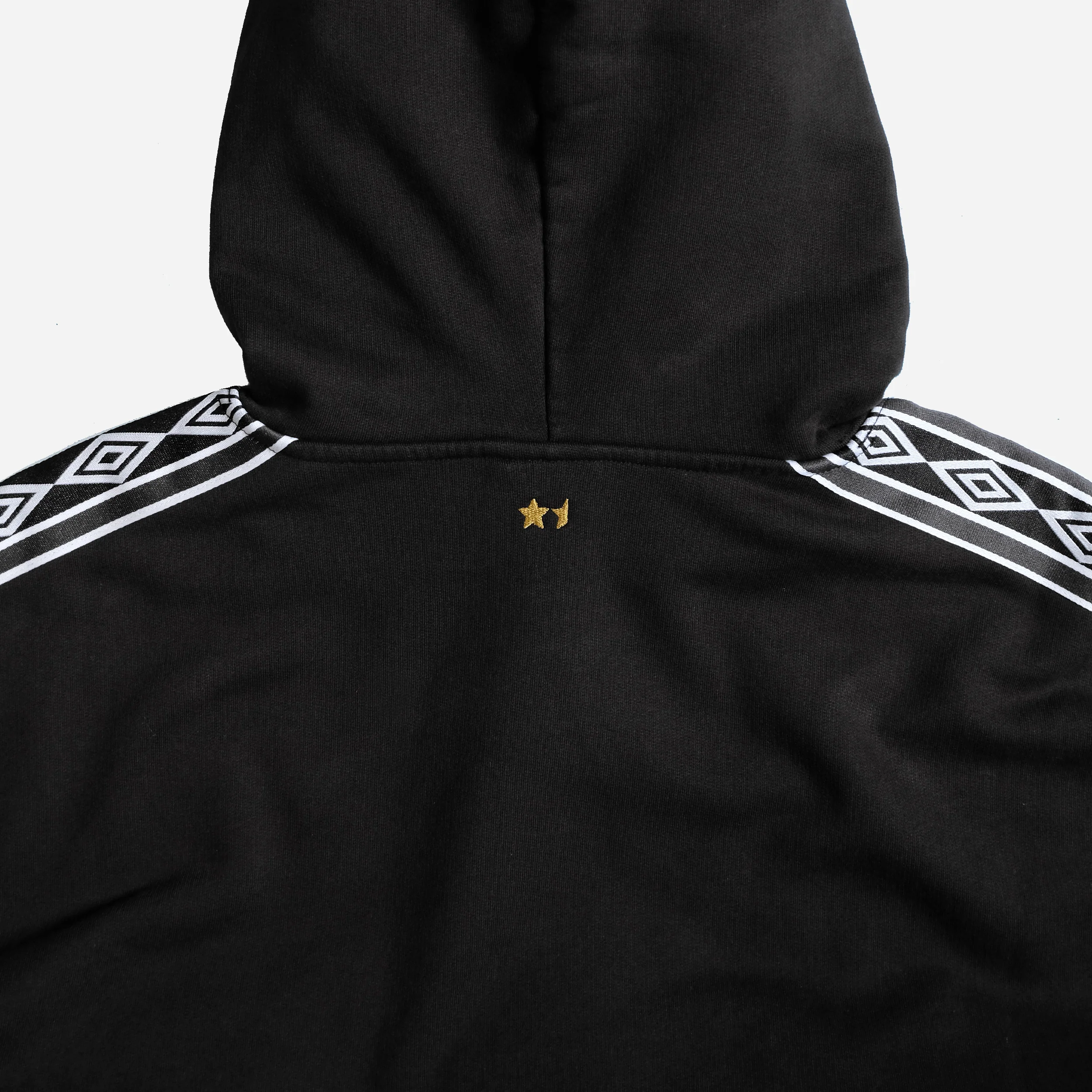VIER X Umbro Masked Hoodie Washed Black - Image 3