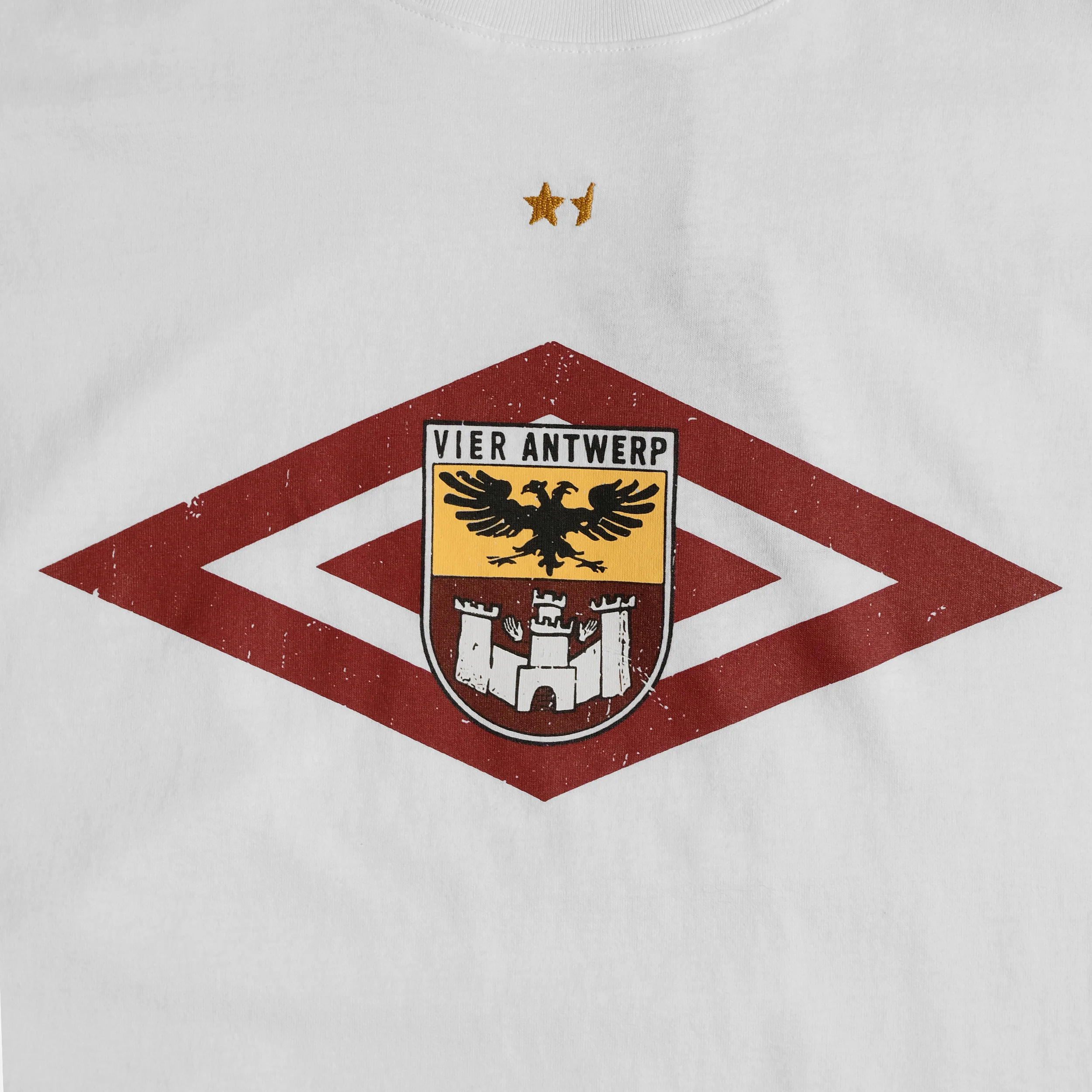 VIER X Umbro Tape T Shirt White - Image 3