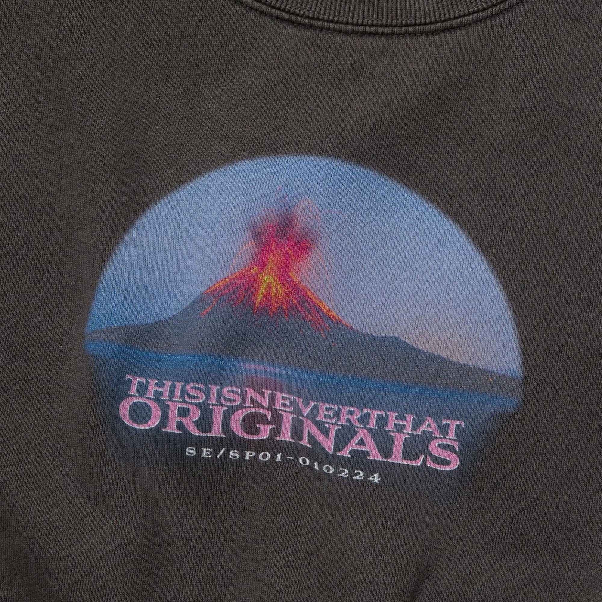 Volcano W Crewneck Charcoal - Image 2