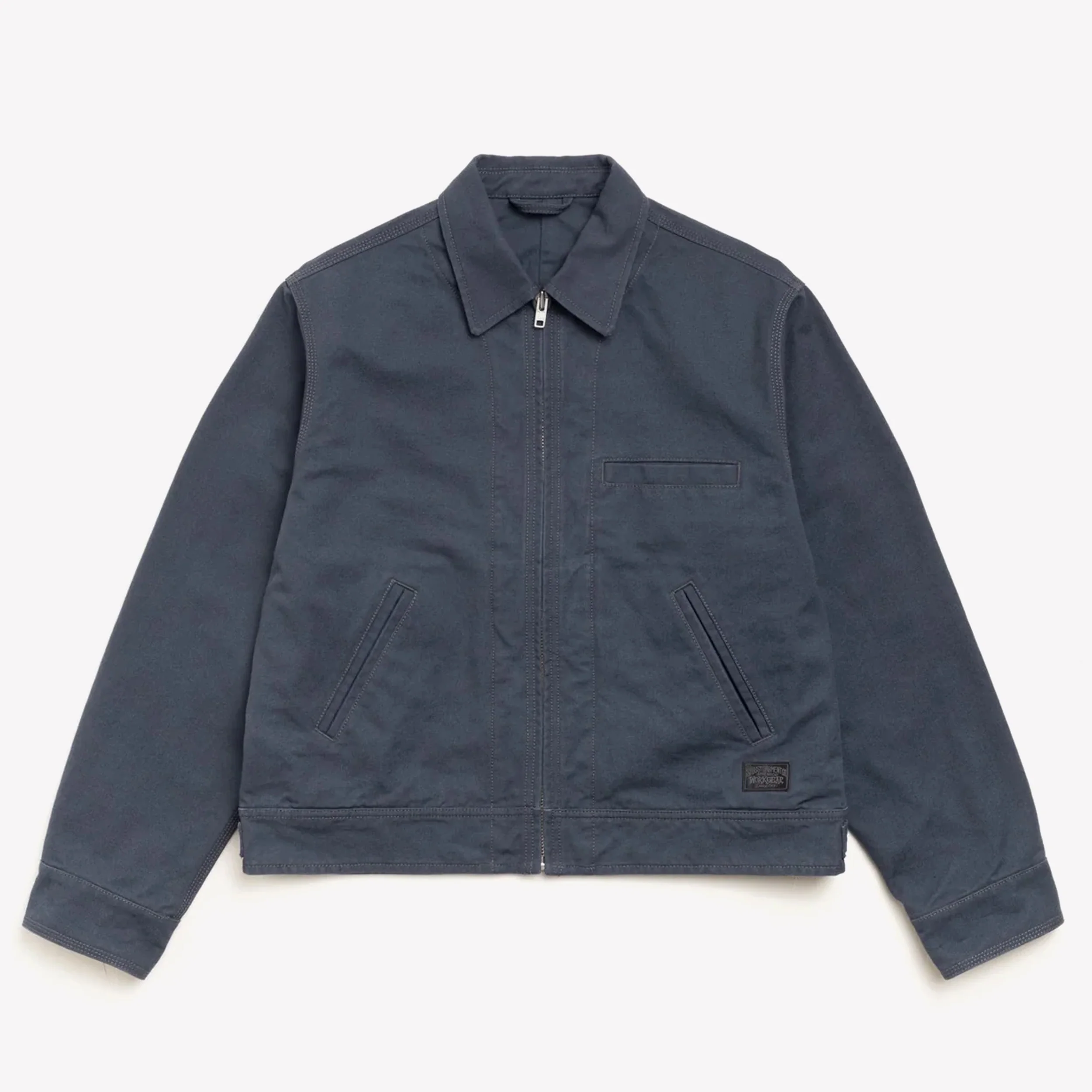 Work Jacket Collared Blue