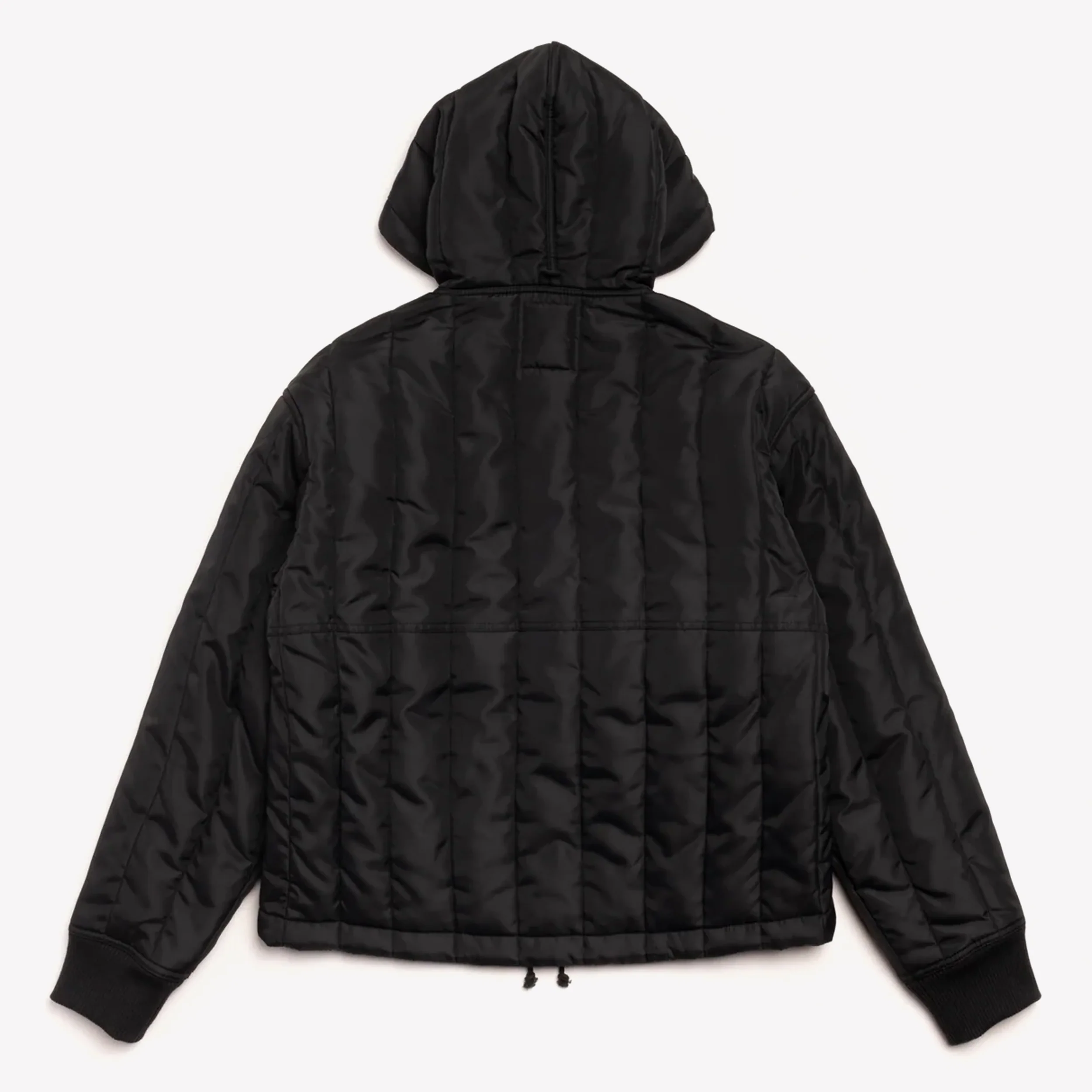 Work Jacket Quilted Nylon Black - Image 2