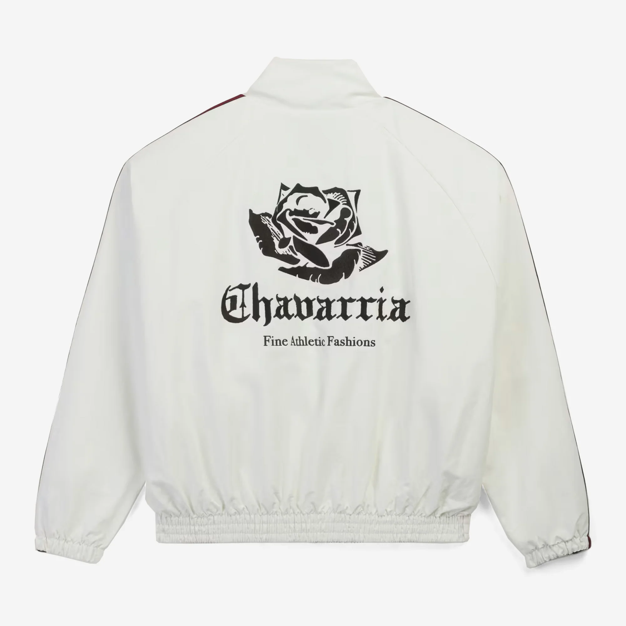 x Willy Chavarria Woven Track Top Offwhite - Image 2